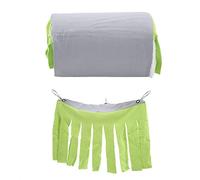 Gavigain Cozy Pet Hideout Tunnel House, All Season Comfort, Ordre de Jeu interactif, Toile Douce et Flanelle, pour Les Chats et Les Petits Chiens (Green Tassel)
