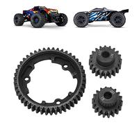 Gavigain Engrenage Droit Principal en Acier Dur 46T, pignon Droit Traxxas E Revo 46T M1 18T 20T pour Voiture télécommandée Traxxas XO 1 E REVO 2.0