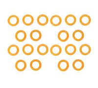 Gavigain Enrouleur de Canette Anneau de Pneu en Caoutchouc Flexible Élastique Portable Jaune pour Couture Artisanat Industriel