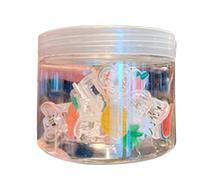 Gavigain Ensemble de Pinces à Cheveux pour Petit Chien, Accessoires Mignons et vibrants, matériau Acrylique Robuste, idéal pour Les Peluches, Les Maltais, Les Chiots et Les