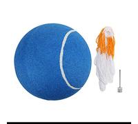 Gavigain Grande Balle DE Tennis Gonflable en Caoutchouc Signature Jouet pour Animaux DE Compagnie Net Jouant Bleu pour Enfants Adultes Animaux DE Compagnie