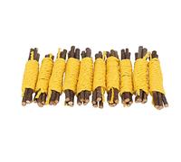 Gavigain Hamster mâcher des Branches Branches en Papier Toys Lapin Chinchilla Croissance aux Couleurs Vives (Yellow)