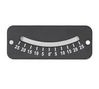 Gavigain Inclinomètre à Tube de Verre 25 ° Échelle Claire ABS Mini inclinomètre d'angle Test de Micro-Angle Horizontal Compteur de Pente de Guidon