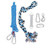 Gavigain Jouet pour Chiens de Poteau de Printemps, Hauteur réglable, Temps, Corde Non Coton, pour Les Chiens Moyens à Grands, Les grossesses, l'exercice de renforcement Musculaire