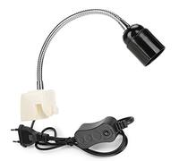 Gavigain Lampe solaire à spectre complet UVB pour tortue, support de lampe chauffante UVA E27