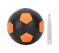 Gavigain LED Vibrant Glow Ballon De Football Gonflable en Caoutchouc Lumineux Football Chaleur Impact Orange Noir N° 5