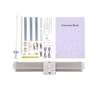 Gavigain LK150 Machine à tricoter en plastique, calibre moyen 6,5 mm, 150 points, légère, haute efficacité, pour la plupart des tricots à la main, rose