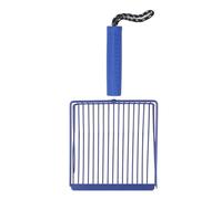 Gavigain Metal Cat Cat Scoop, Construction Robuste Robuste, poignée Ergonomique, Rouille, pour Chats, Hamsters, Poulets, Conception de Sauvegarde de l'espace (Blue)