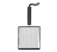 Gavigain Metal Cat Cat Scoop, Construction Robuste Robuste, poignée Ergonomique, Rouille, pour Chats, Hamsters, Poulets, Conception de Sauvegarde de l'espace (Black)