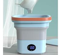 Gavigain Mini lave-seau portable, machine à laver compacte et légère pour dortoir de voyage, camping-car, utilisation en extérieur 100 à 240 V (EU Plug)