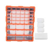 Gavigain Organiseur de 39 tiroirs pour outils de bricolage, unités de rangement en plastique, vis d'atelier et petites pièces, organisateur d'armoire pour travaux manuels, perles,