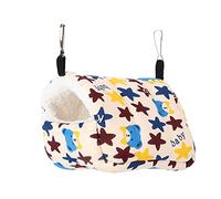 Gavigain Petit Animal de Compagnie Suspendu au hamac hamacs lit Chaud pour Le Temps de Repos et Le Temps de Jeu (14 * 12 Stars)