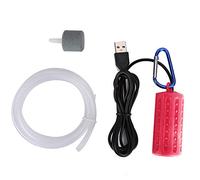 Gavigain Pompe à oxygène pour Aquarium, Chargement USB, Silencieux, équipement de Travail, Pompe à oxygène pour Aquarium, câble USB, Tube à air Souple, Pierre à air