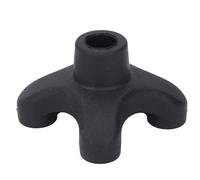 Gavigain Remplacement de la Base Quadruple de Pointe de Canne antidérapante Robuste pour Tige de Canne de 19 mm