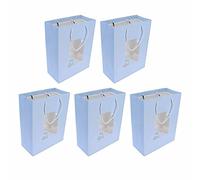 Gavigain Sacs Cadeaux en Papier 5 pièces, Sacs de Courses Portables Uniques, Emballage Cadeau, pour Cadeau de noël et de Mariage (B&B Xiaoyu)