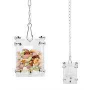 Gavigain Small Acrylic Parrot Feeder, Sturdy and Satire Design, Puzzle Amusant, pour Les perroquets, Les Oiseaux, Les Hamsters, Les Lapins, Les écureuils