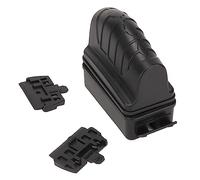 Gavigain Small Aquarium Magnetic Brotraper, Double Face, poignée à épreuves à Rayures, Aimant 4X Fort, Conception Ergonomique, pour de Petits récipients de Poisson jusqu'à 40 cm (Black)