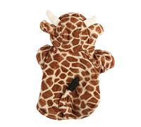 Gavigain Small Dog Girafe Sweat à Capuche, Manteau Chaud en Peluche, Confort Confortable, Protection des Cheveux, pour Les Petites Races comme Chihuahua, Yorkshire, Beagle (XS)