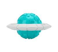 Gavigain Sturdy TPR et Nylon Dog Toy, Nettoyage molaire, Squeaky, Ball Interactive Fetch, pour Les Binders Lourds et Le Temps de Jeu (Lake Blue)