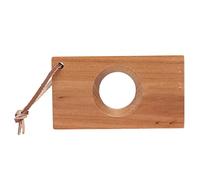 Gavigain Support de goutteur de café en bois, inodore, stable, solide, support de goutteur de café, tapis de tasse avec lanière