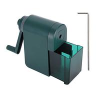 Gavigain taille-crayon Portable manivelle Points réglables Machine de découpe pour dessiner des artistes au charbon de bois cadeau pour enfant