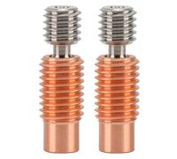 Gavigain V6 Bimetal Heatbreak Holend, support à haute température 500C, conception de sabot, pour la précision des mises à niveau de l'imprimante 3D