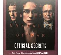 Gavin Hood - Official Secrets - Screener Fyc Bafta - Dvd