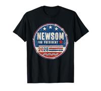 Gavin Newsom 2028 pour la Campagne électorale présidentielle Vintage T-Shirt