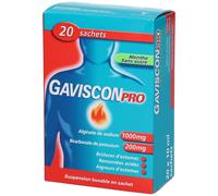 GavisconPRO Menthe Sans Sucre - Suspension Buvable en Sachet Suspension(S) Buvable(S) 20 pc(s)