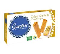 GAVOTTES - Biscuits Crêpe Dentelle Gourmands, Extra Fins et Croustillants, Boîte 125g - Lot de 4