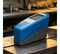 Gavscient Digital Degree Gloss Meter Angle 20°60°85° Gloss Meter Glossmeter Measurement 0-2000Gu for Paint Plastic Metal Ceramics Building Materials Large Battery Capacity CS-300S