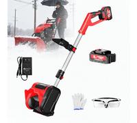Gavscient Souffleuse à Neige 1200W, Fraise à Neige sans Fil pour Batterie 20V, Chasse-Neige à Direction Réglable, Largeur de Déblaiement 30cm, Hauteur de Déneigement 16cm Onebattery-3000mAh