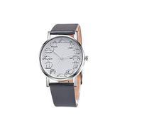 Gaw100b-1a Montre à quartz analogique en alliage pour homme Motif chat, Noir , taille unique