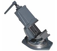 Gawany Vis d'établi basculant à 2 axes Travail coulissant Transversal Base rotative pour machines Mâchoire de serrage 100 mm
