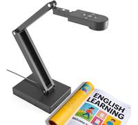 Gawervan Visualiseur de Classe 12MP, Caméra Document 4K Zoom Numérique - 3104P Webcam PC pour Format A3 avec Éclairage LED, Microphone, Mise au Point Automatique, Compatible Windows, Mac et Chromebook