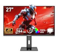 Gawfolk 27 pouces 4K UHD 144Hz courbé moniteur d'ordinateur de jeu