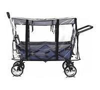GAWIHU Habillage Pluie - Couverture Chariot Plage de Jardin extrieur, Chariot Chariot portatif Pousse Main Chariot Pliant Accessoires - Protection Contre Pluie et Vent Housse de Pluie
