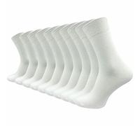 GAWILO Chaussettes 100% coton (10 paires) | Sans coutures pressantes, avec bordure confortable qui protège les veines | Chaussettes en coton pour homme et femme