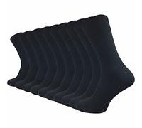 GAWILO Chaussettes 100% coton (10 paires) | Sans coutures pressantes, avec bordure confortable qui protège les veines | Chaussettes en coton pour homme et femme