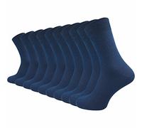 GAWILO Chaussettes 100% coton (10 paires) | Sans coutures pressantes, avec bordure confortable qui protège les veines | Chaussettes en coton pour homme et femme