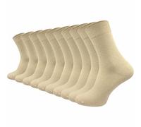 GAWILO Chaussettes 100% coton (10 paires) | Sans coutures pressantes, avec bordure confortable qui protège les veines | Chaussettes en coton pour homme et femme