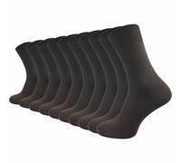 GAWILO Chaussettes 100% coton (10 paires) | Sans coutures pressantes, avec bordure confortable qui protège les veines | Chaussettes en coton pour homme et femme