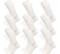 GAWILO Chaussettes diabétiques sans élastique (9 paires) | Homme & Femme | Sans couture - Ceinture extra large | Santé veineuse - Idéales senior & diabète
