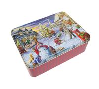 GAWOL Boîte à biscuits Marché de Noël 22,3x16,7x7cm
