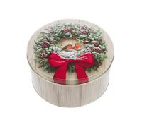 GAWOL Boîte à biscuits rouge-gorge Ø18cm H 9,5cm