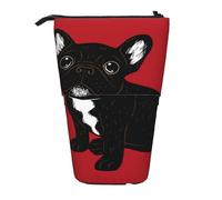 gawuoab Adorable Chiot Bouledogue français bringé, Trousse télescopique, étui à Crayons.