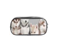 gawuoab Astuccio trasparente per matite, astuccio trasparente per matite, Organizer trasparente per cuccioli e cani