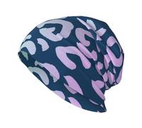 gawuoab Bonnet Unisexe Chaud à Motif Animalier, léopard, guépard ou Jaguar, pour Homme et Femme, Bonnet d'hiver en Tricot
