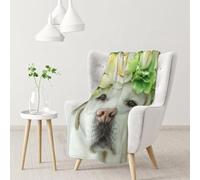 gawuoab Couverture Douce et Confortable en Flanelle avec Un Adorable Chiot Labrador Retriever, idéale pour Le canapé.