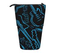 gawuoab Étui à Crayons Rock Guitar, Porte-Crayons télescopique, étui à Crayons sur Pied